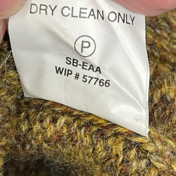 Woolrich Women’s Wool Blend Crewneck Sweater Size Large Saddle Mix Brown - Picture 4 of 6